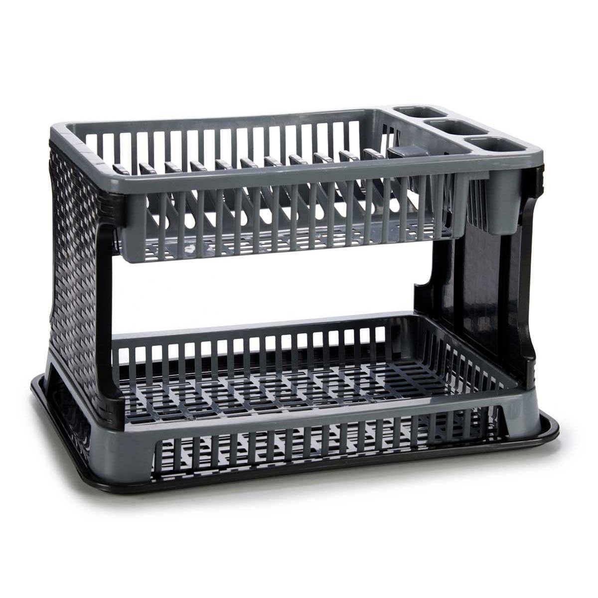 Image of Plastic Slide With 2 Floors, Grey Rattan