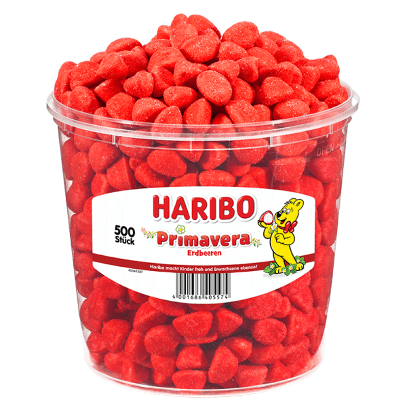 Haribo - Spring Strawberries - 500 Pieces - 1.15kg