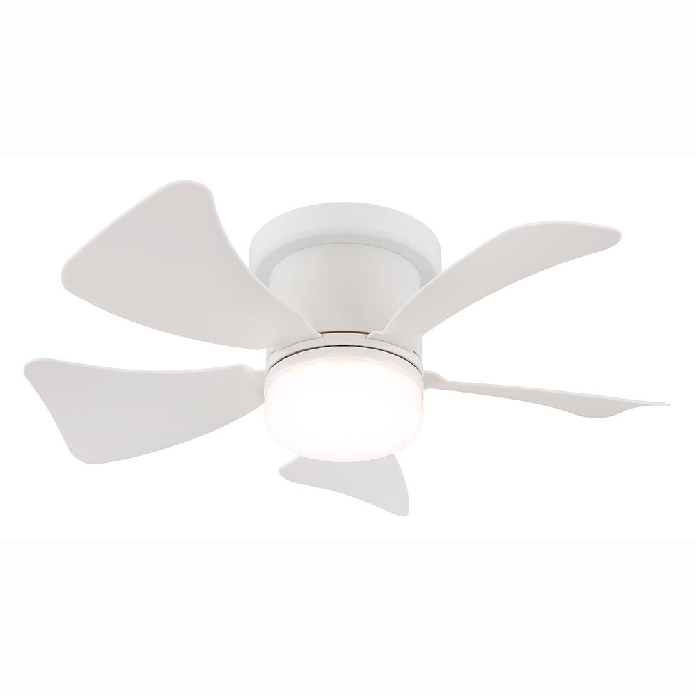 Led Ceiling Fan With Remote Control, Daylight Lamp, Fan, White, Timer, Cct, 10w 750lm Warm White-cold White, 6 Cm