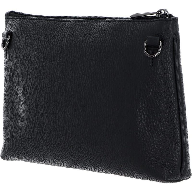 Textured Leather Shoulder Bag for Women - Premium Leather Clutch with Removable Strap & Chain, Zipper Closure, Interior Pocket, Metal Accents - Versatile Crossbody & Handbag