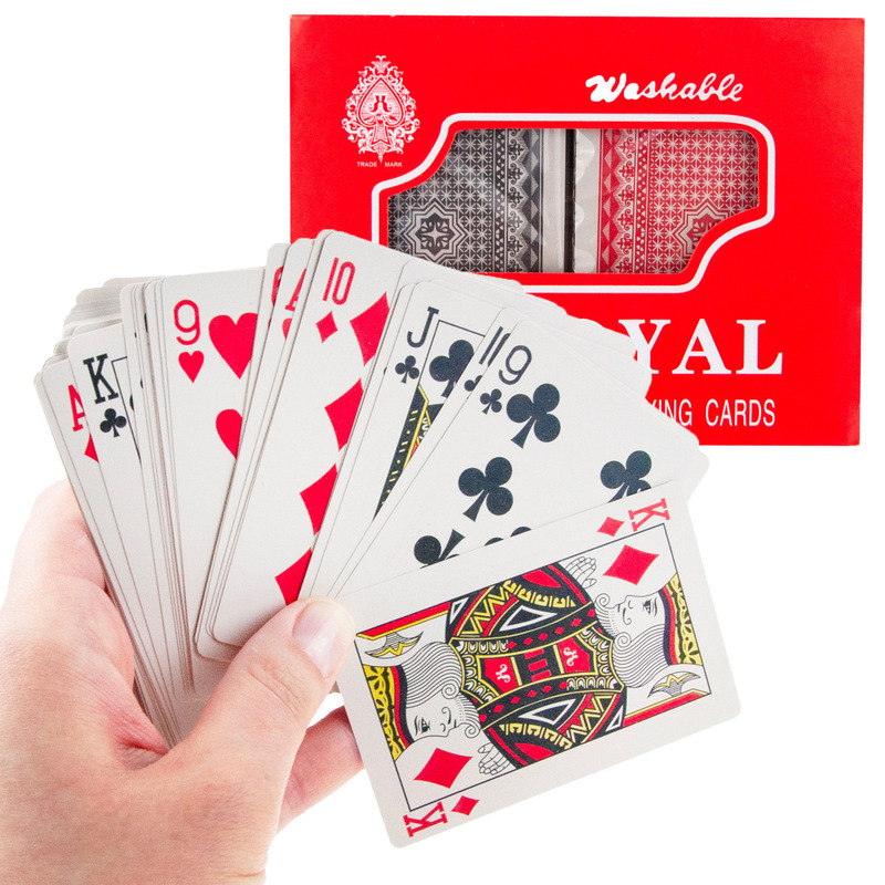 Tg72984 2x Playing Cards, Coated , Set Of 108 Pieces, Traditional Cards