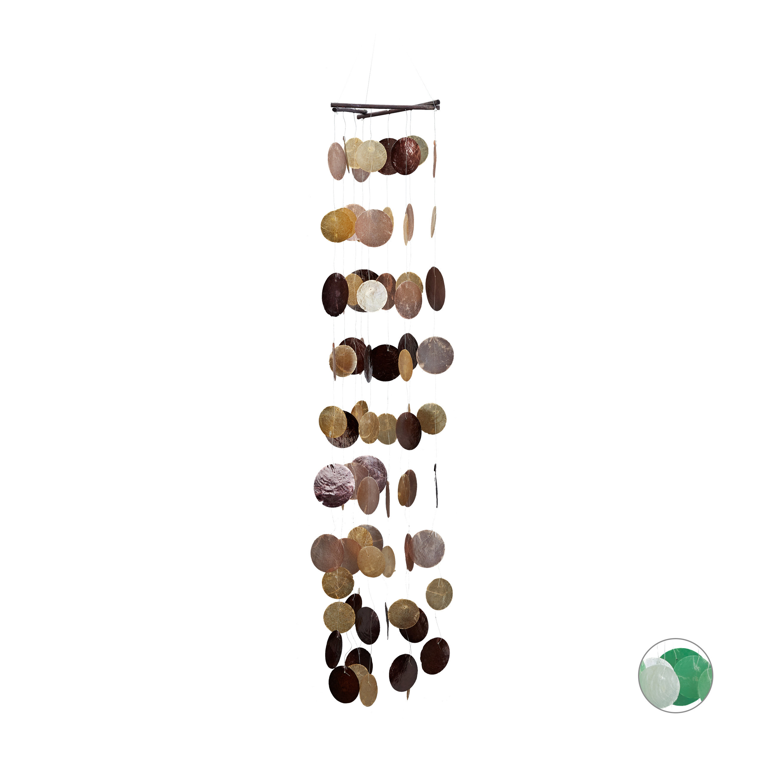 Colorful Capiz Wind Chime