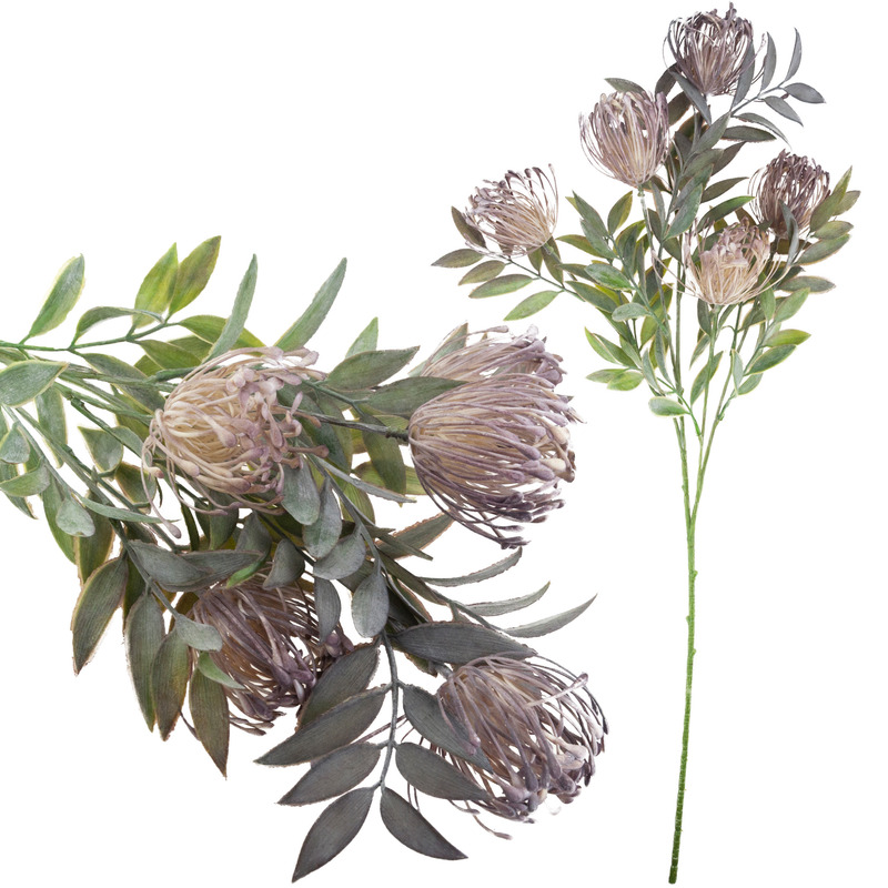 Image of Artificial Flowers Branch Bouquet Of Osteospermum Addition To Composition Of Dense Arrangements