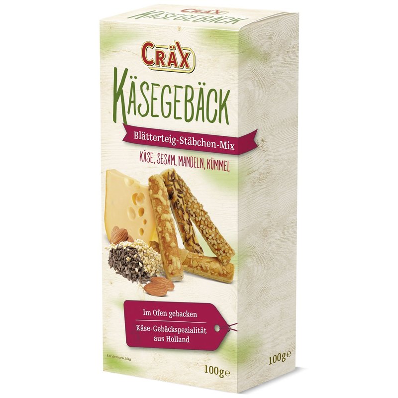 Image of Cräx Cheese Pastry Flaky Pastry Stick Mix 100g