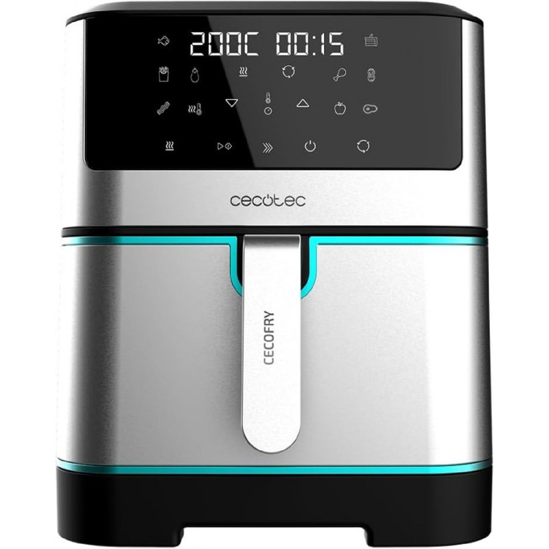 TEMU Cecotec Freidora de aire Supreme 8000 8 W 10 menús Tecnología Perfeft Cook 30ºC - 200ºC Control táctil.