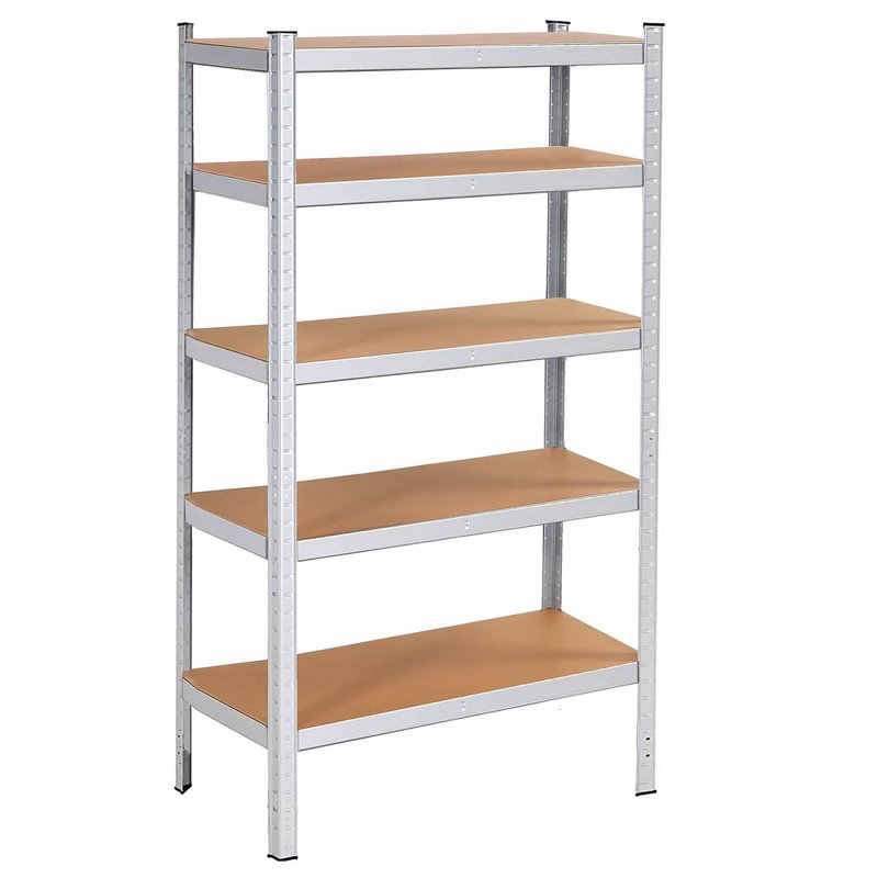 Image of Metal Warehouse Shelving Shelves 180x100x60cm 1000 Kg For Garage, Basement