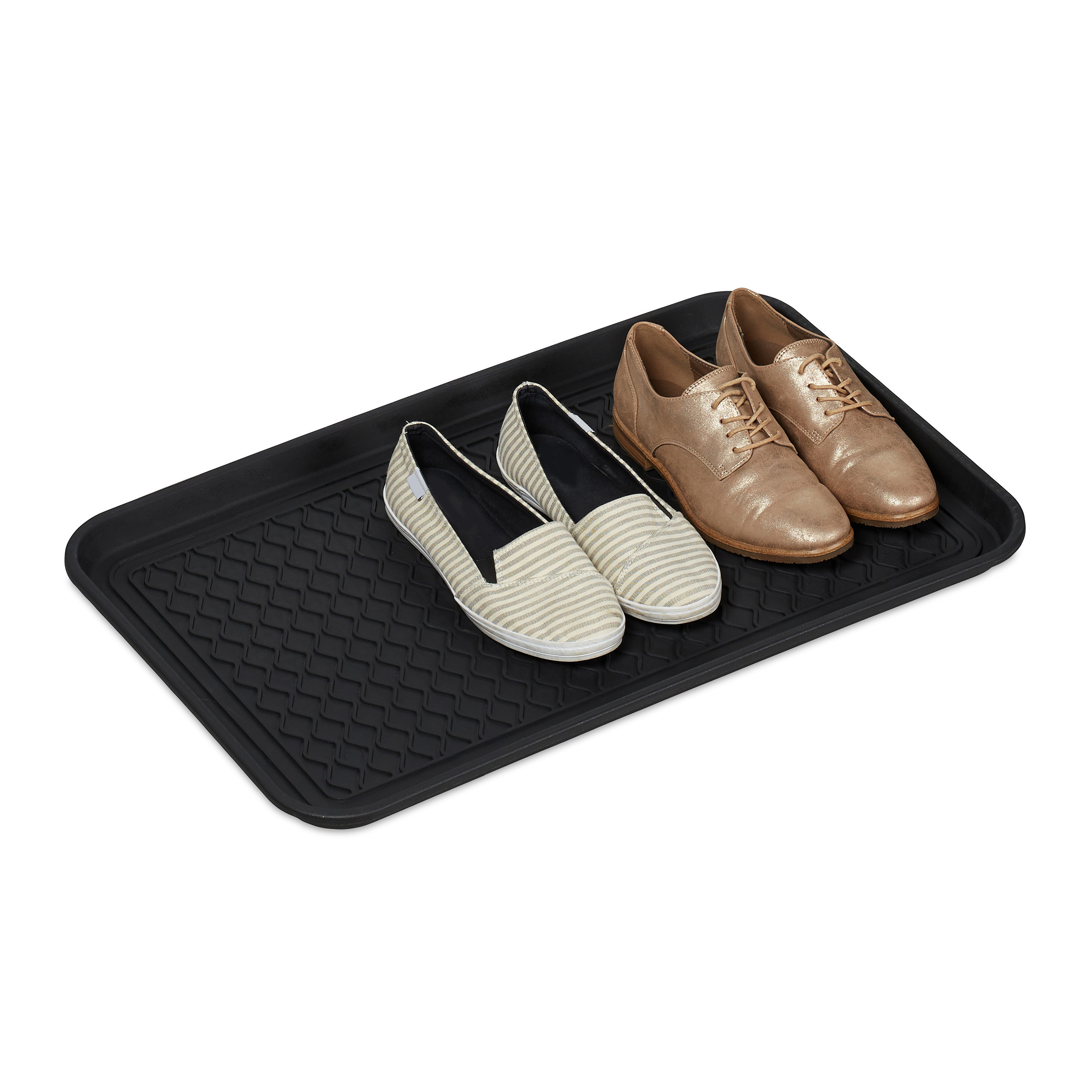 2x Shoe Drip Tray In Black