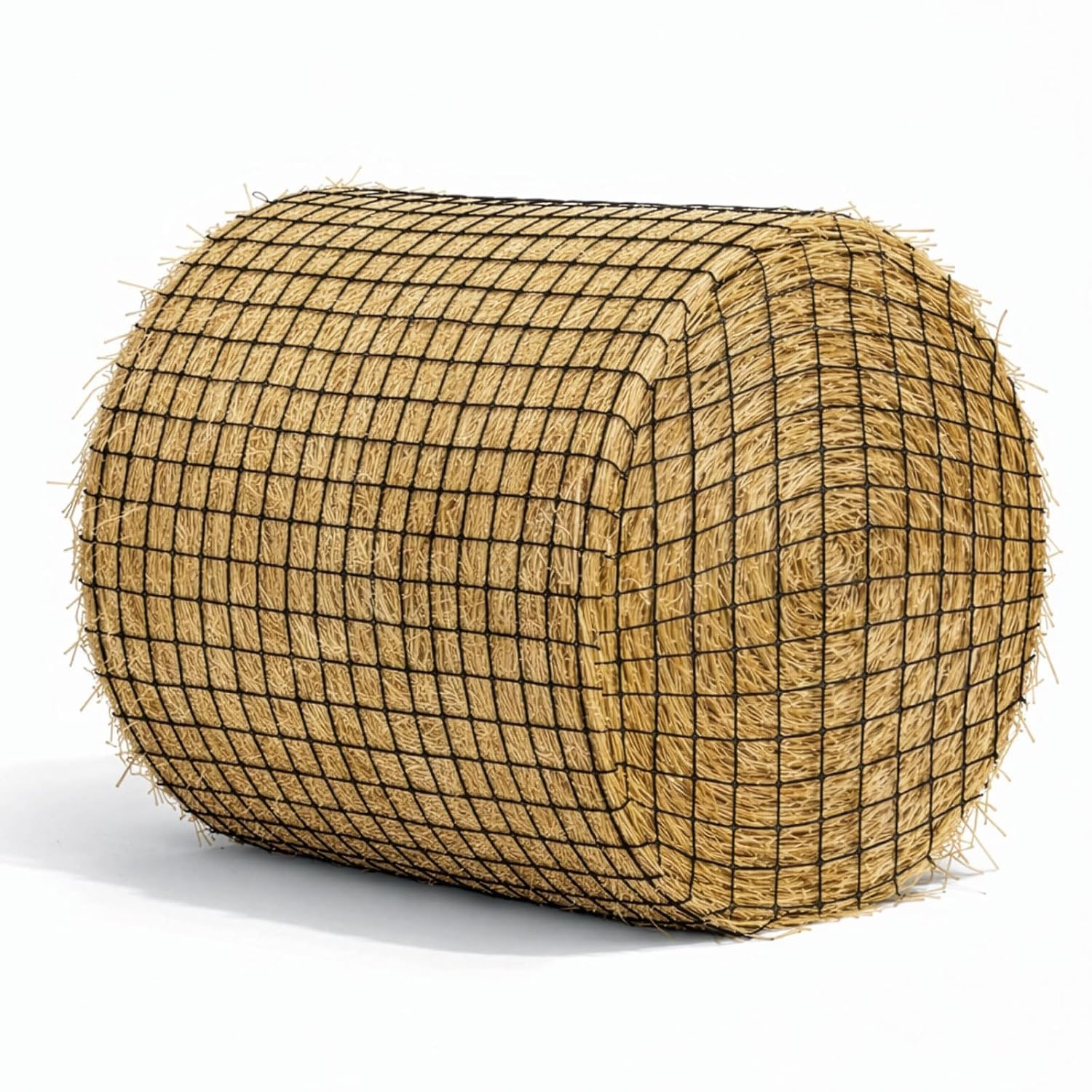 Image of Round Hay Net Bale For Horses 152 Cm Ø X 152 Cm Height, Mesh Size 4.5 X 4.5 Cm, Durable Knot-free Hay Net Feeding With Carrying Bag