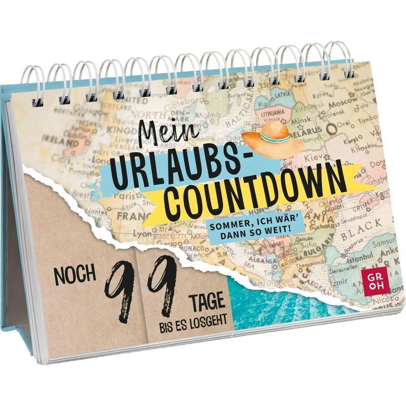 Image of Paperback: My Vacation Countdown / Groh Verlag (german)