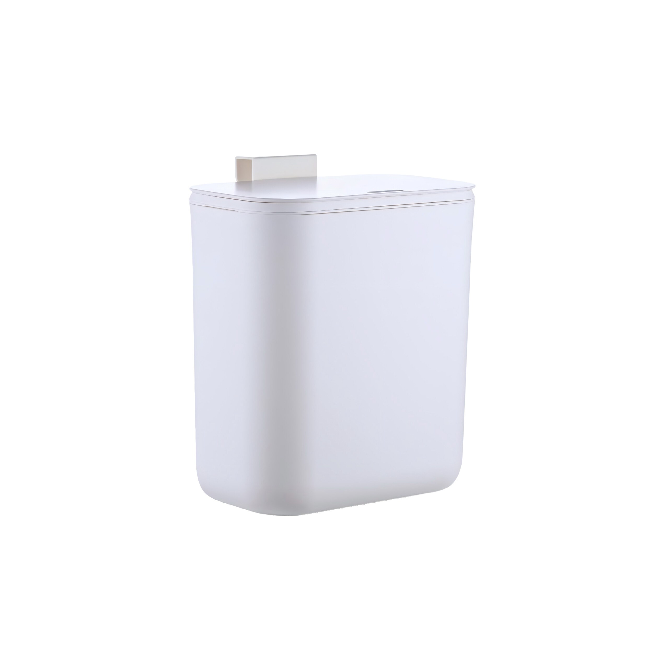 Kitchen Trash Can In White - 9