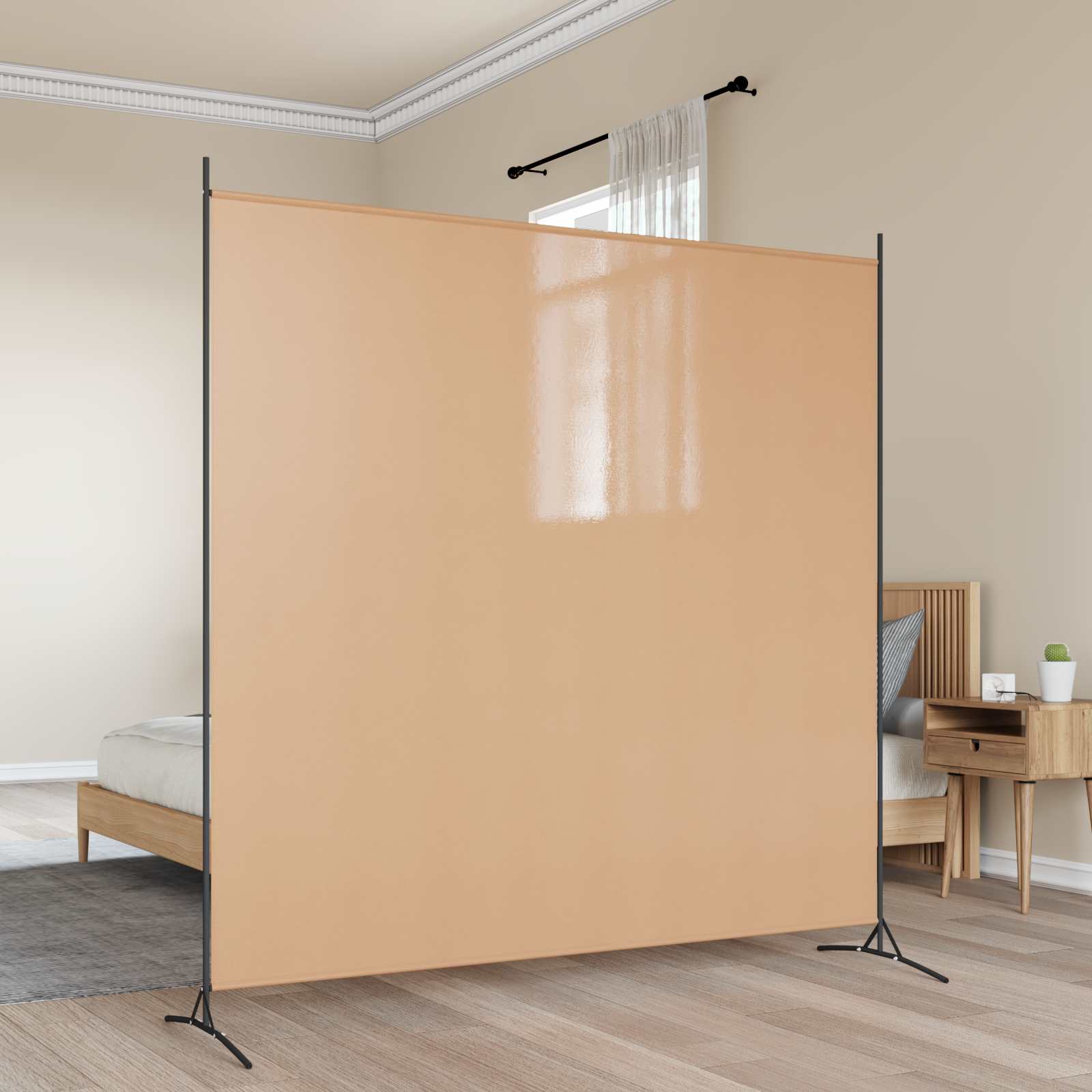 vidaXL Kamerverdeler Partition Scherm Privacyscherm Moderne decoratie Kamerscheiding Paneelscherm Interieur Ontwerpstuk Vouwbare Scheiding Woonkamerverdeler Slaapkamer Scheidingswand