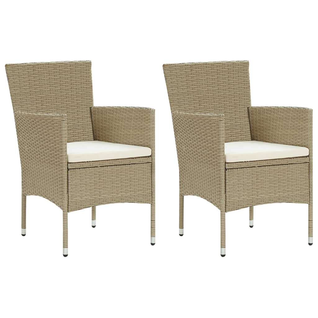 Vidaxl Garden Chair Poly Rattan Dining Chair Armchair Rattan Chair Multiple