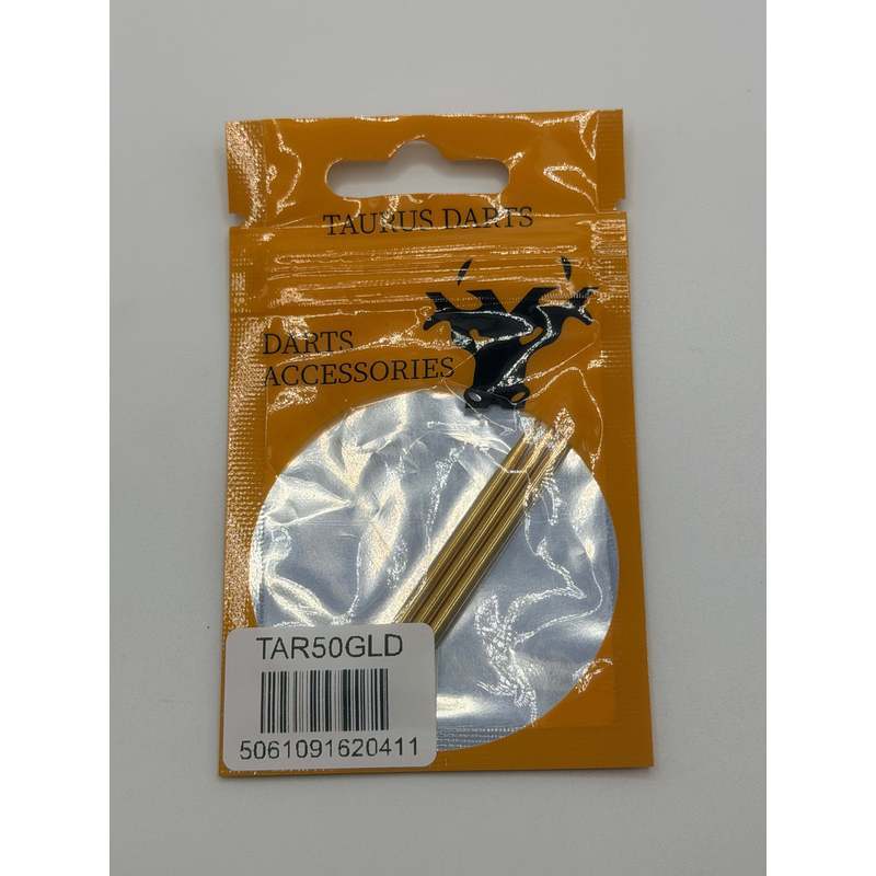 Taurus Gold Plain Dart Points 30-60Mm (1 Set)