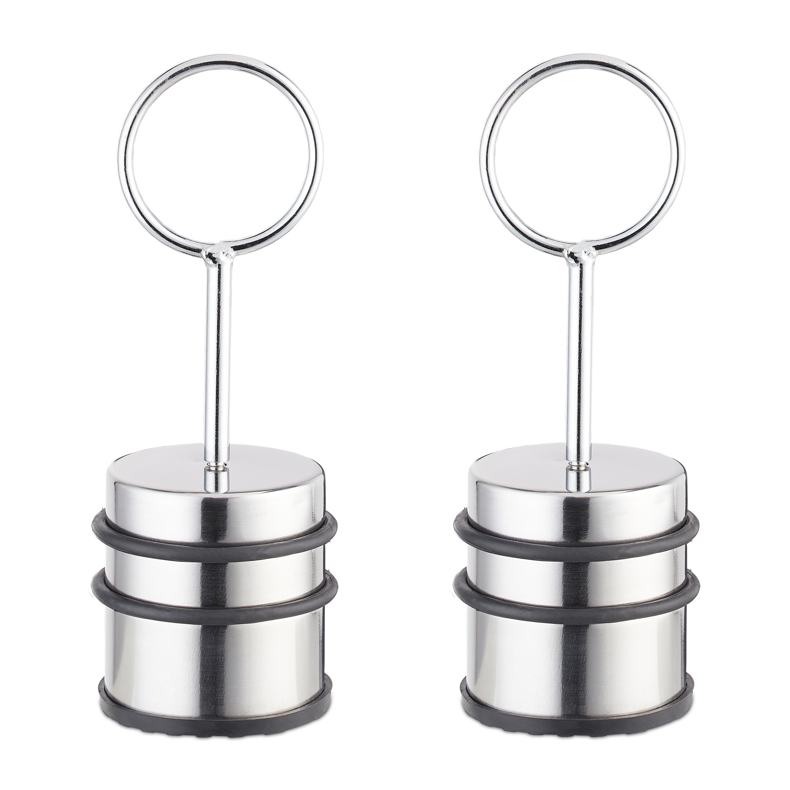 Image of 2 X In Silver/black - (h)20 X Ø 7 Cm