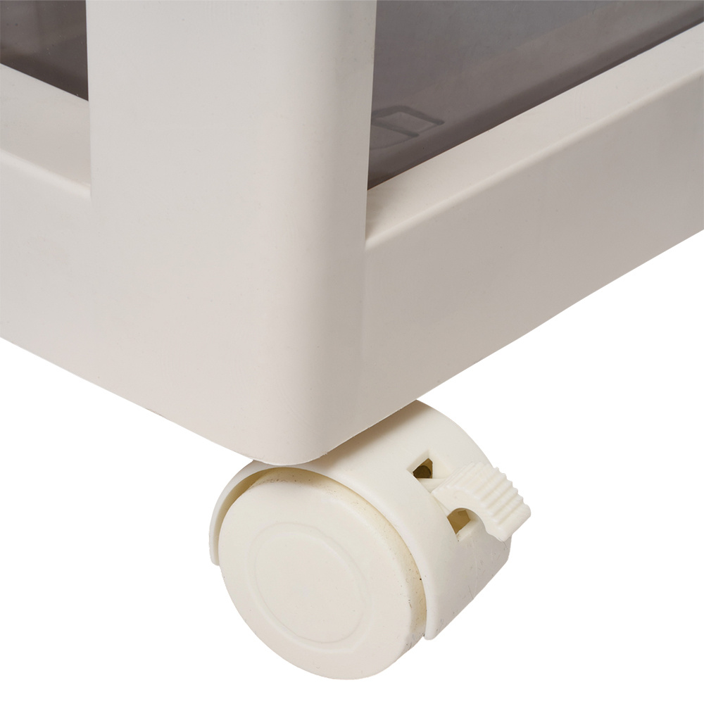 4 Layers Plastic Storage Drawers on Wheels