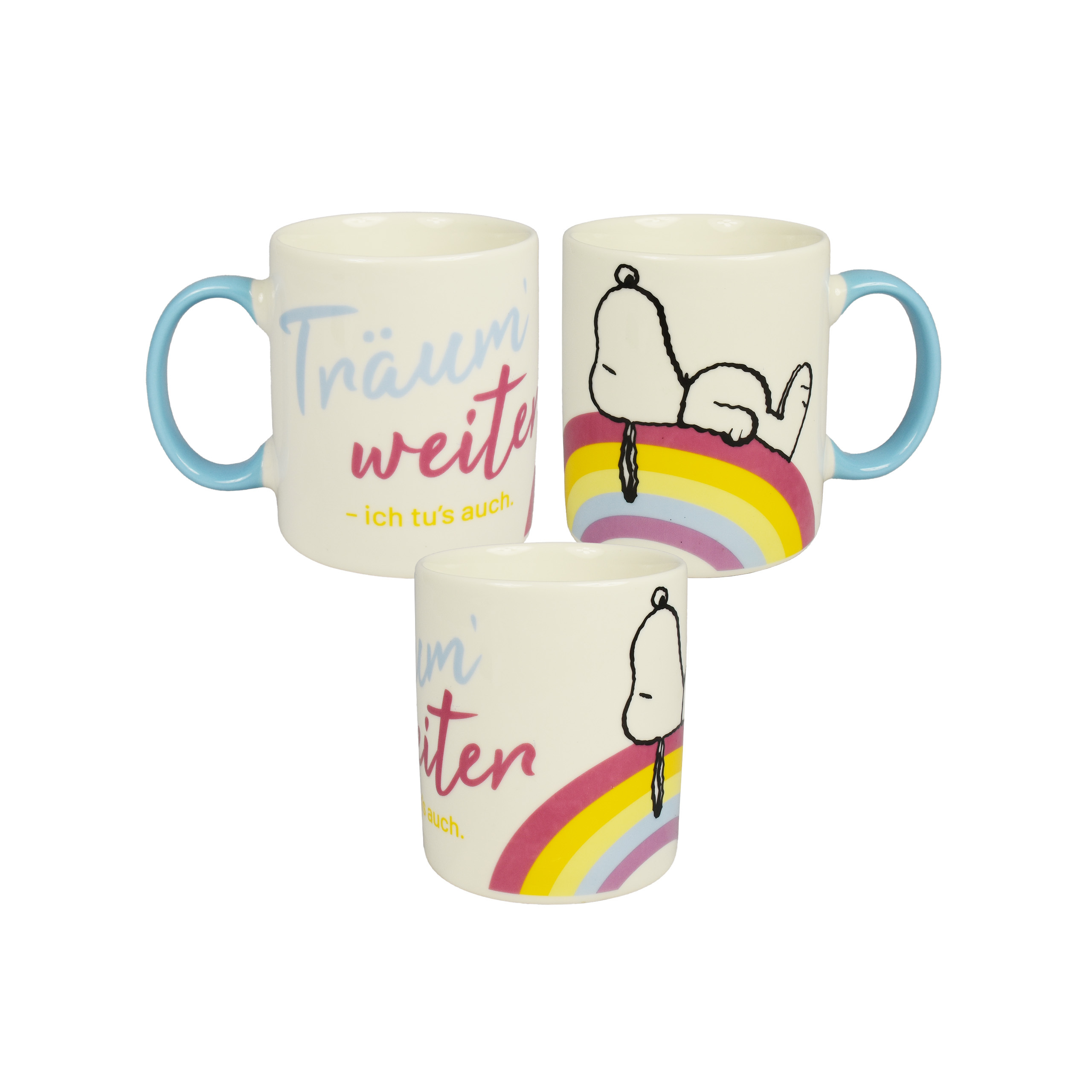 The Snoopy Mug - - I Will Too Ceramic Coffee Cup White/blue 320 Ml
