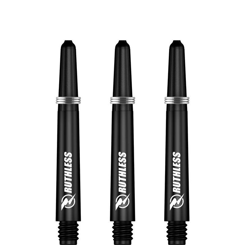 Ruthless Deflectagrip Dart Shafts, Black