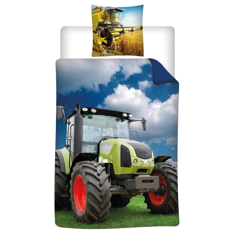 Image of Tractor Bed Sheet Set Tractor 2pcs 135 X 200 Cm 100%