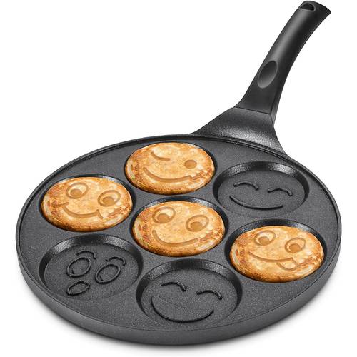 1pc mini pancake griddle mini pancake pan pancake maker with 7 mold design cookware kitchenware restaurant supplies
