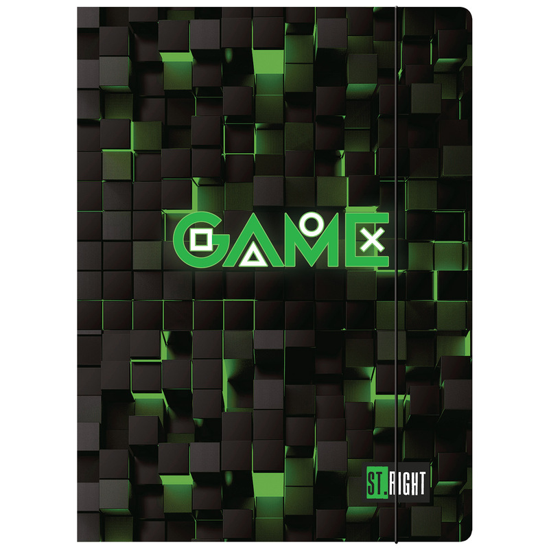 Image of A4 Binder With Elastic Band "green Game" By Majewski
