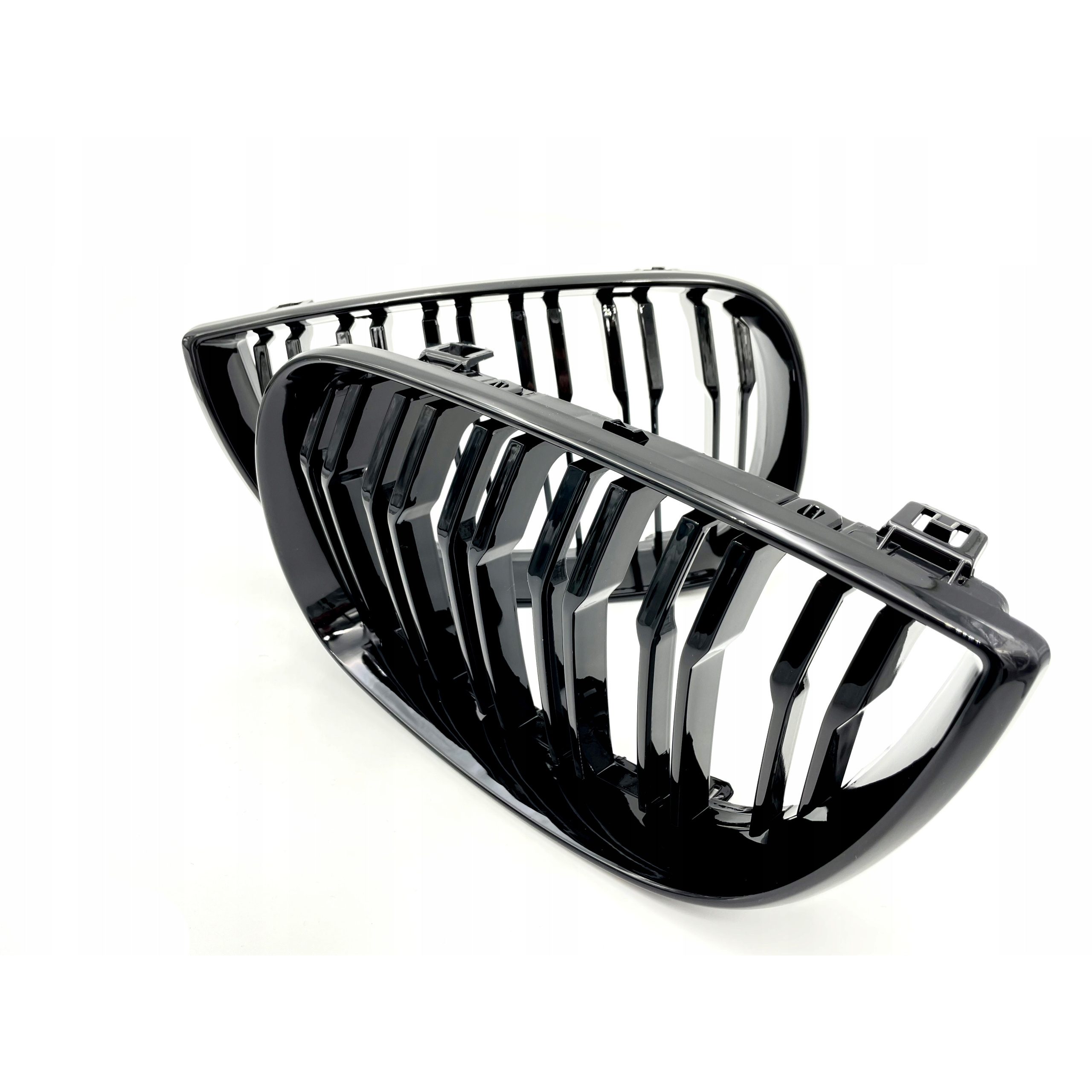 Grill For 1 Series E81 E87 E88 2004-2007 (pre-lift) - 2pcs Set, Fits Original M Package Bumper, Durable Abs, Quick Installation And Sporty Front Look
