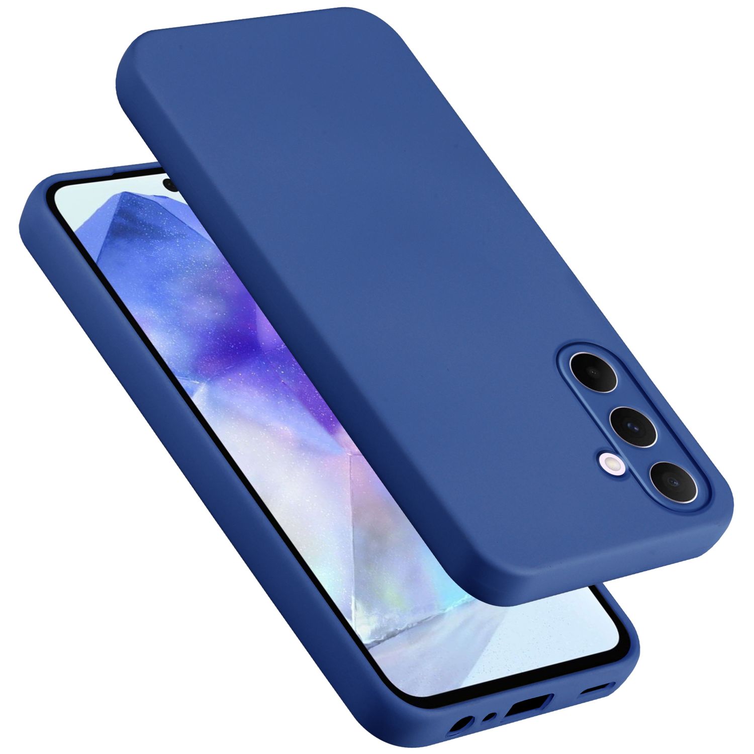 Image of Compatible Case For Galaxy A55 Protective Case Made Of Flexible Tpu Silicone Back Case Cover Etui Mobile Phone Case