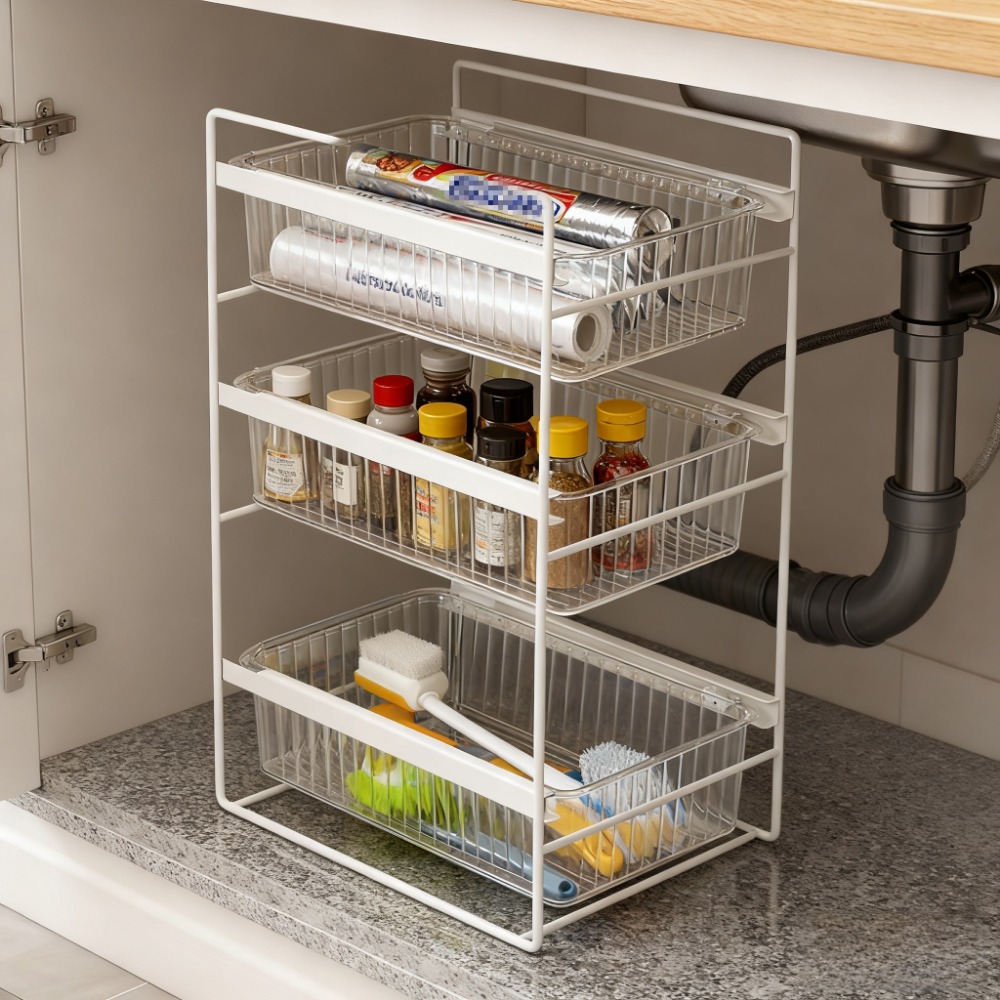 Multi-Tier Under Sink Organizer Rack