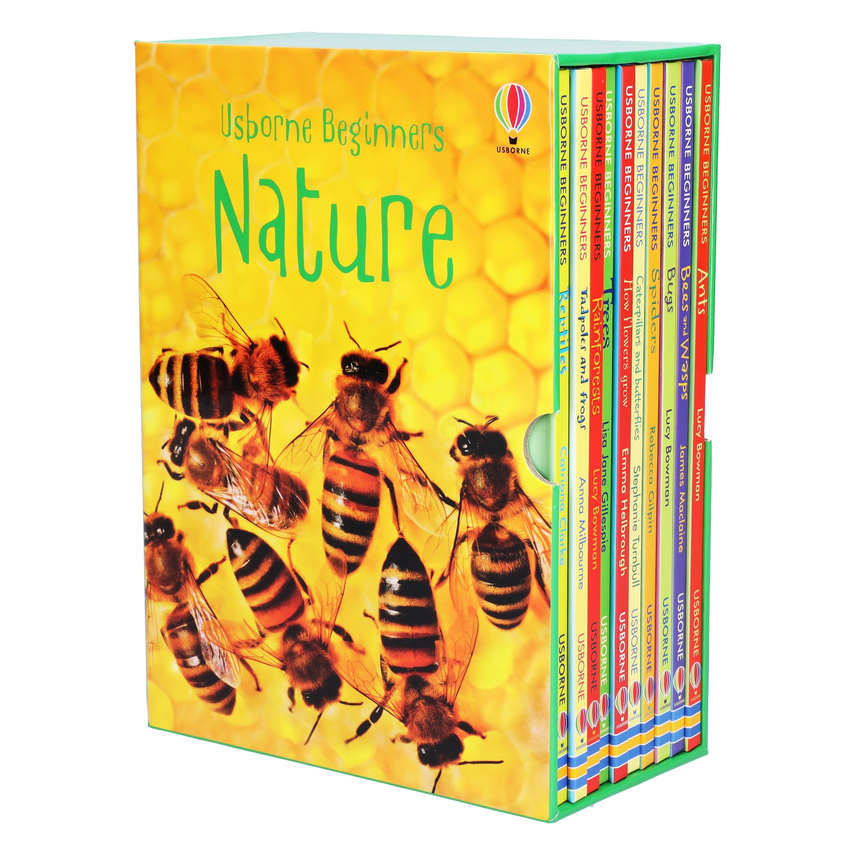 Usborne Beginners Nature 10 Books Collection Set - Reptiles, Rainforest, Trees & More - Ages 5-7 - Hardback