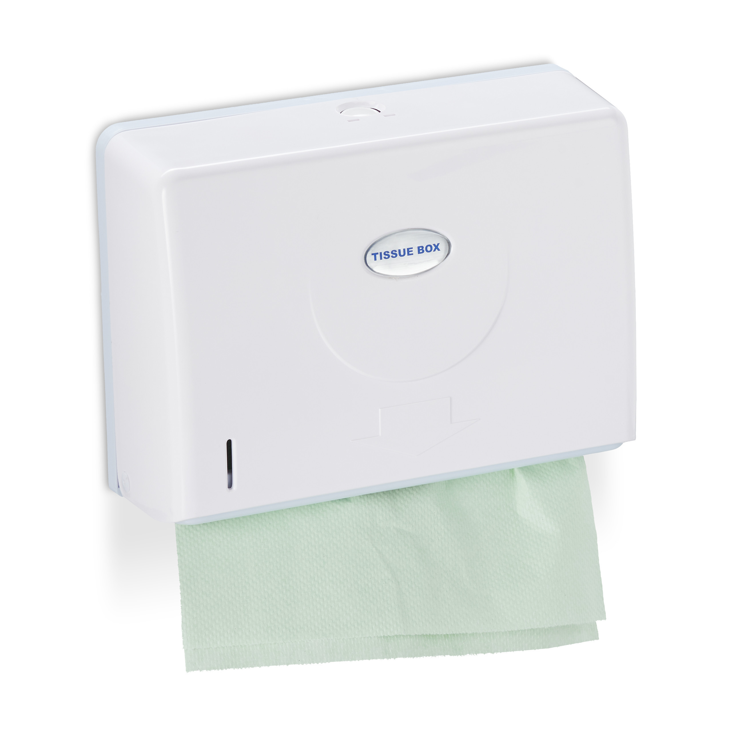 Wall-mounted Paper Towel Dispenser In White - (w)27.5 X (h)20.5 X (d)10 Cm