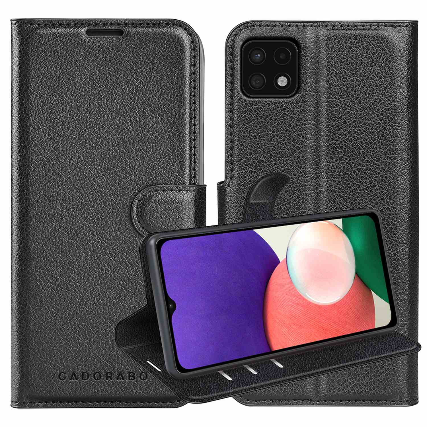 Compatible For Galaxy A22 5g Case Protective Cover With Magnetic Closure, Stand Function And Card Slot Flip Case Cover Case Phone Case Book Bag