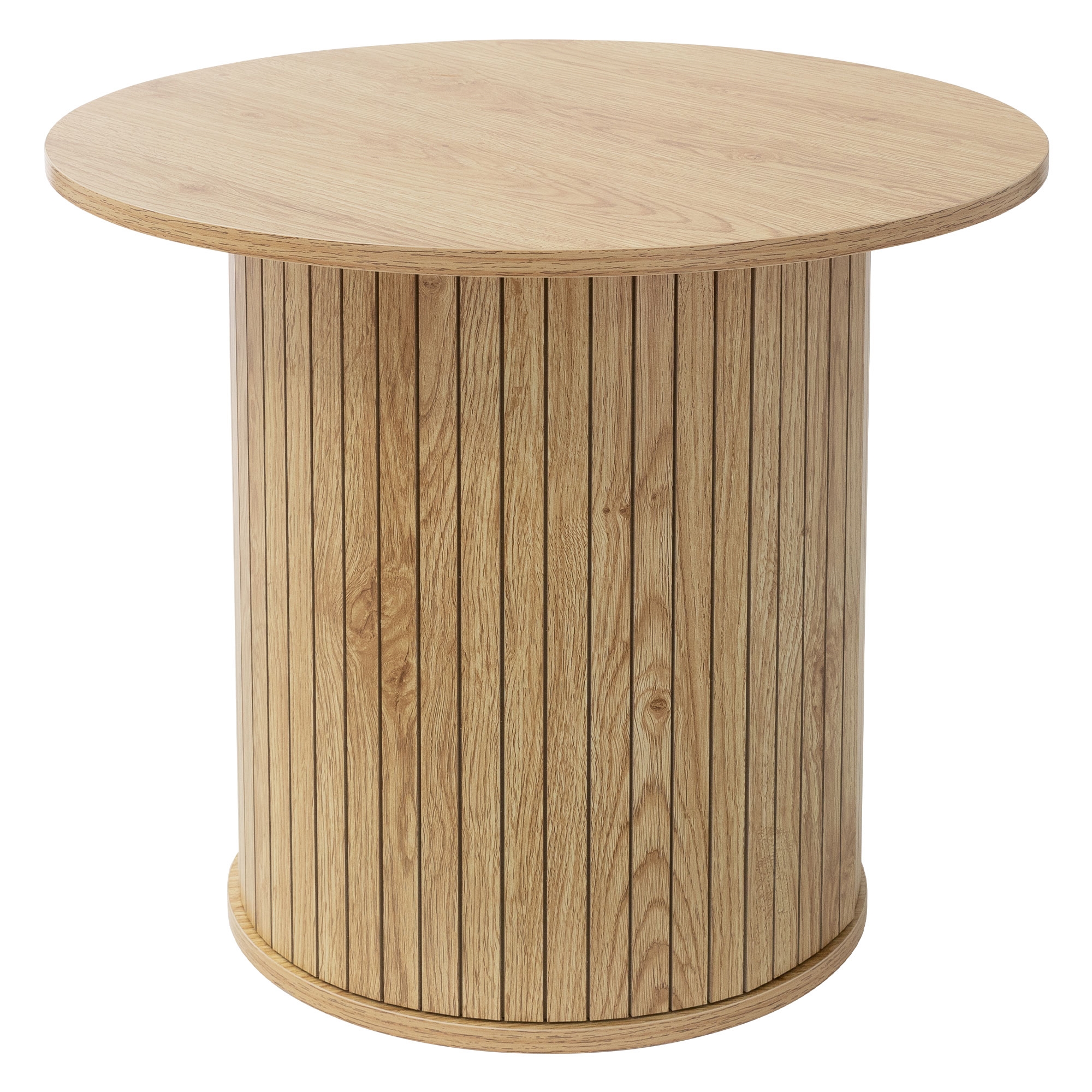 Ml-design Round Coffee Table, Living Room Table With Overhanging Tabletop, Side Table Ideal For Living Room, Coffee Table In , Sofa Table For Tea And Coffee