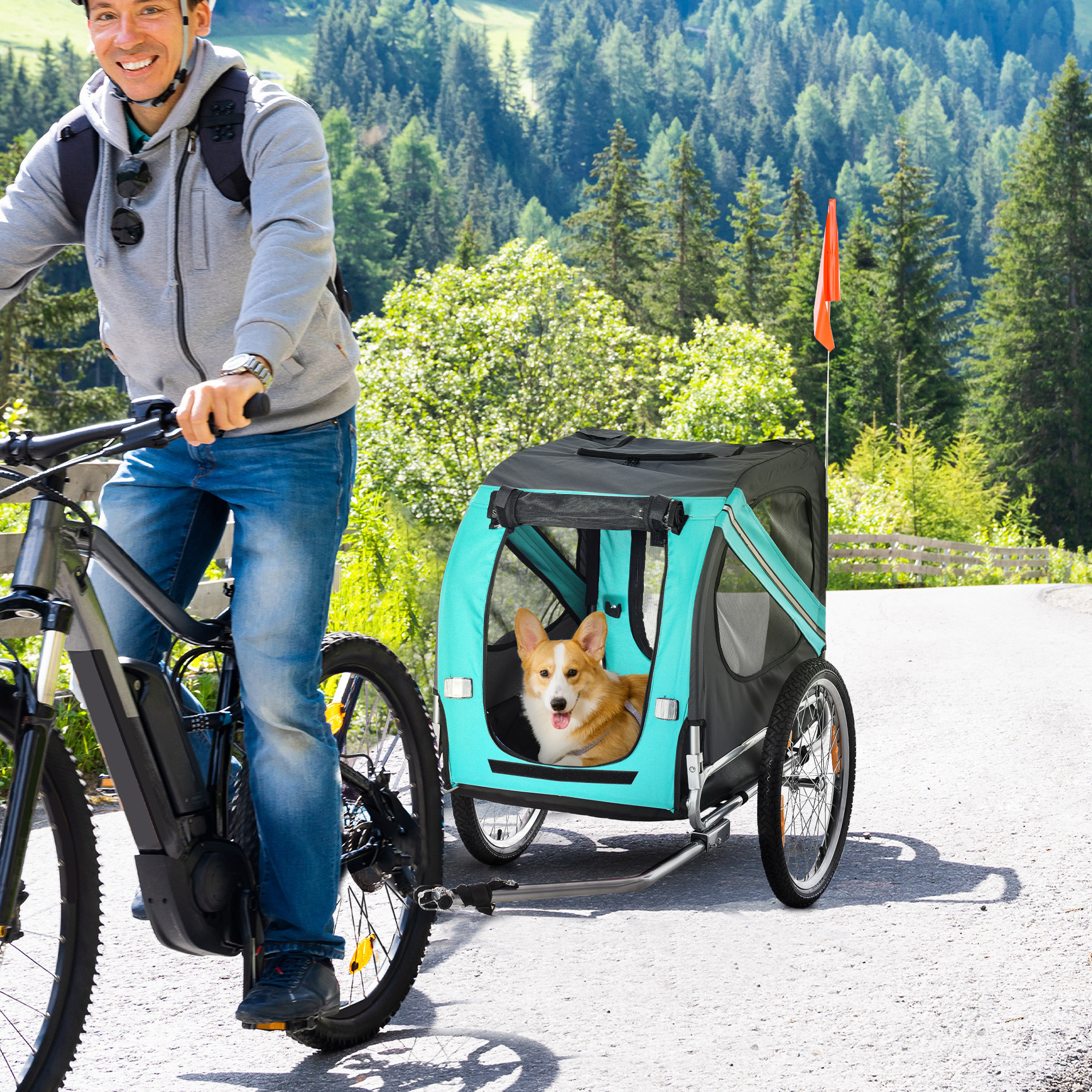 hundeanhnger faltbar fahrradanhnger hunde - Temu Germany