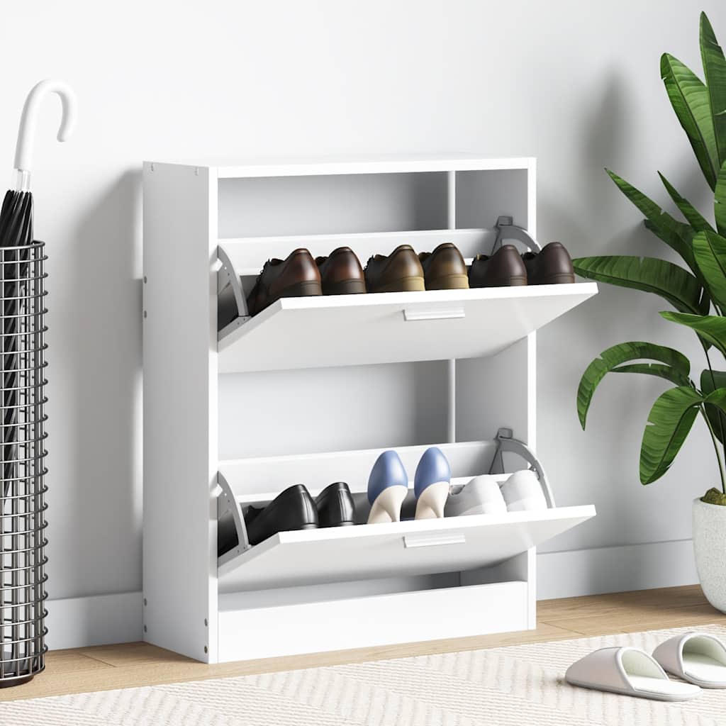 Image of Vidaxl Shoe Cabinet 2 Shoe Racks Shoe Shelf Cabinet Shoe Storage Dresser