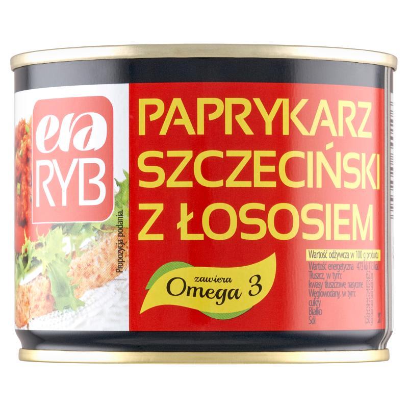 Image of Era Ryb Paprykarz Szczeciński With Salmon 330 G (note: Since The Original Text Is A Proper Noun/brand Name, It Remains Unchanged In The Translation.)