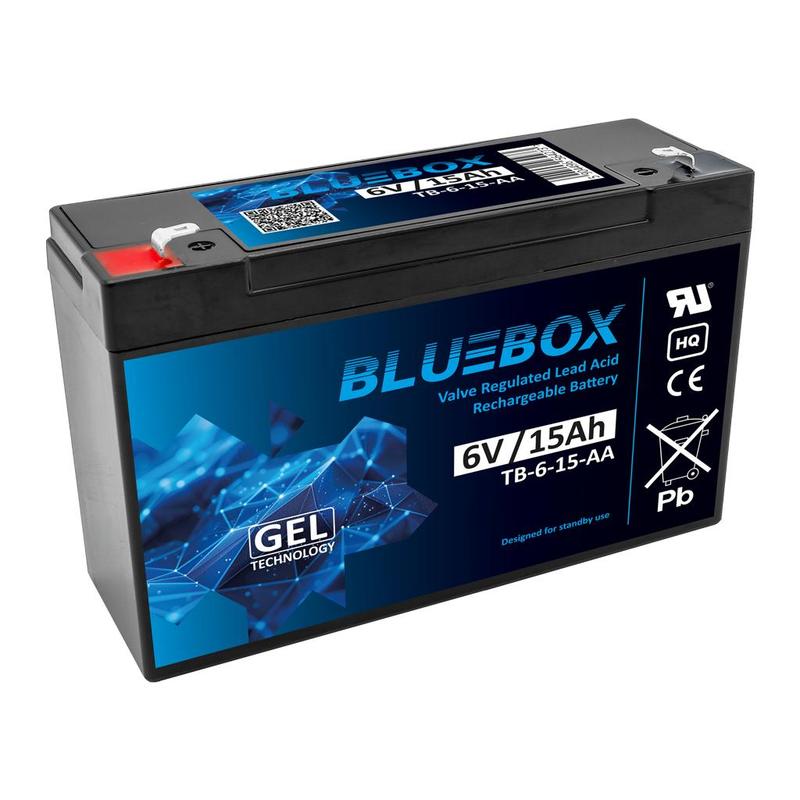 Bluebox Gel Battery Emergency Power Supply For Toys 6v 15ah: retailer-supplied image