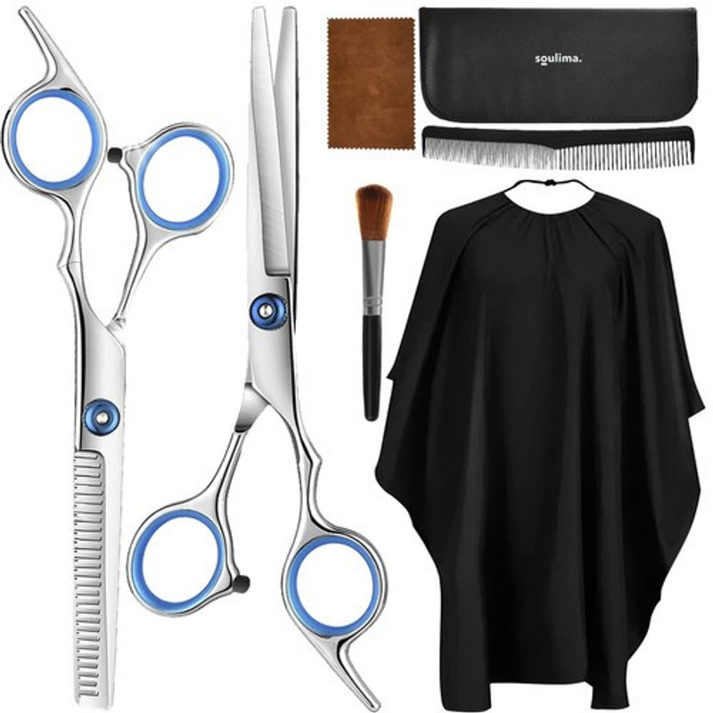 Haircutting Scissors 2pcs + Accessories