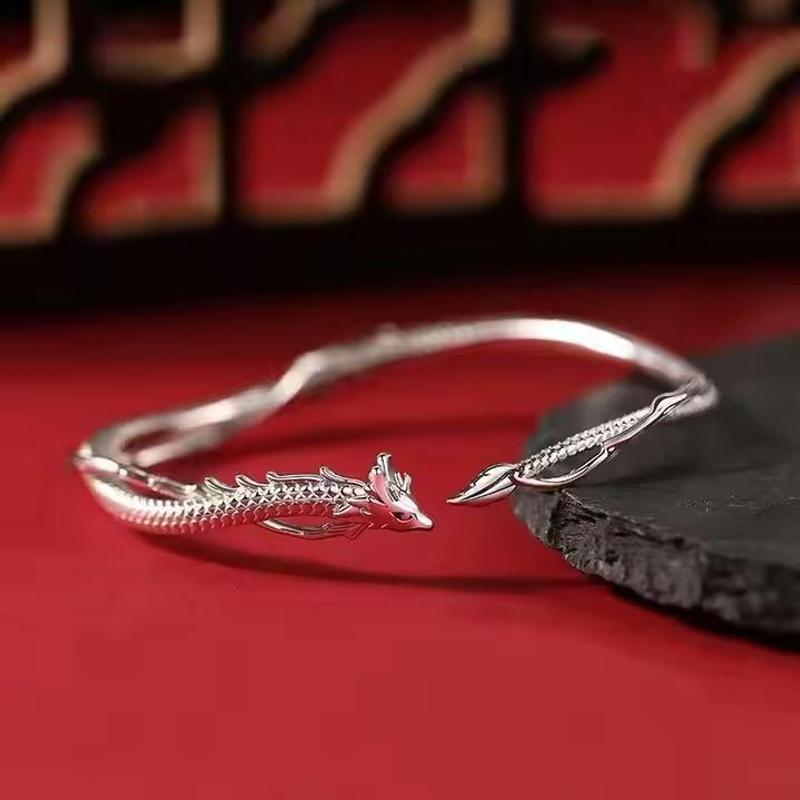 Image of Ladies' Dragon 925 Sterling Silvery Bracelet Vipfashion797