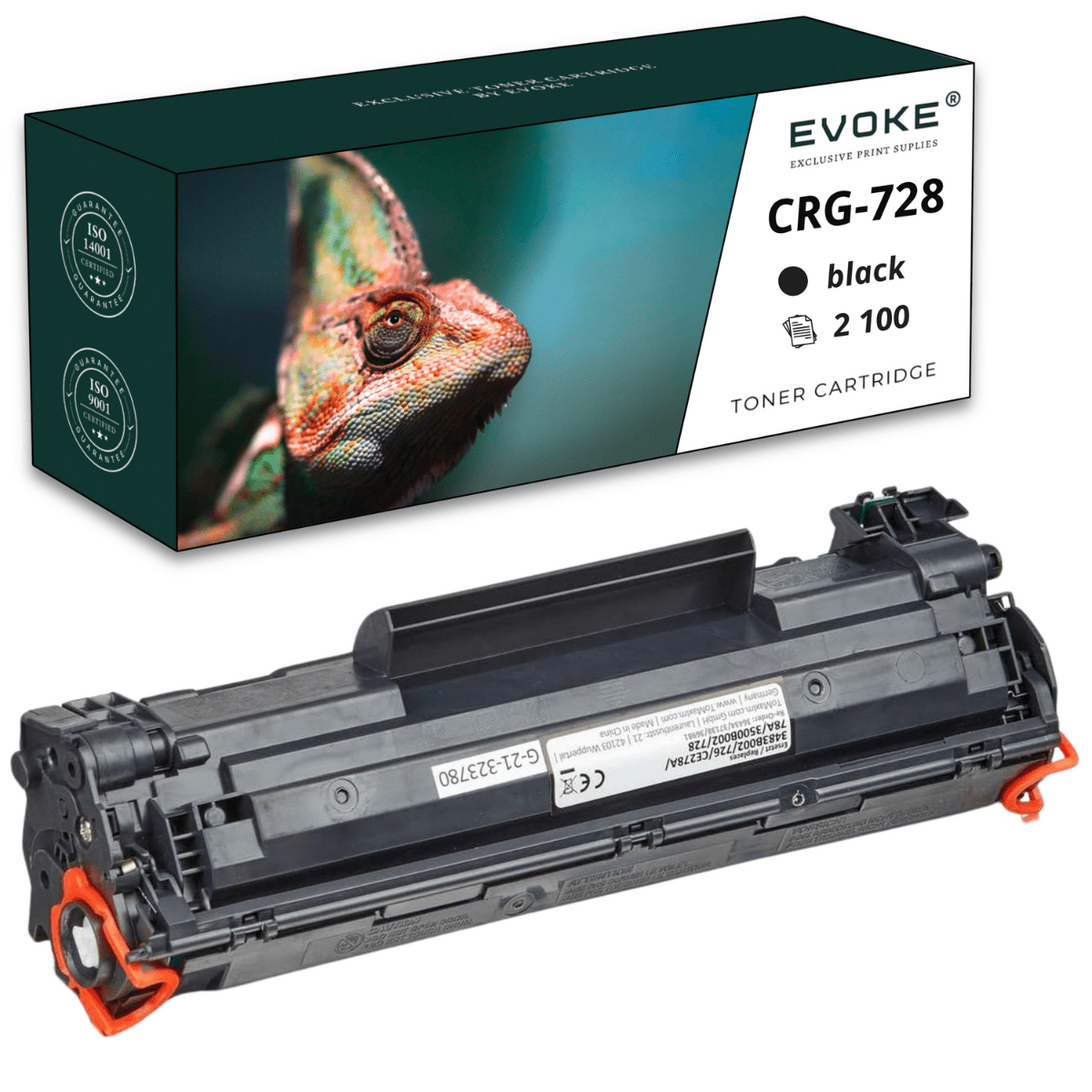 TEMU Cartouche de toner CRG-728 / HP 78A compatible avec Canon iSENSYS LBP6200d, LBP6230dw, MF4410, MF4450, Noir, 2100 pages, cartouche de toner de