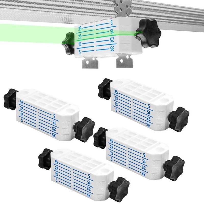 TEMU Tech Ceiling Leveling System Profile Cd60, 4-piece Set