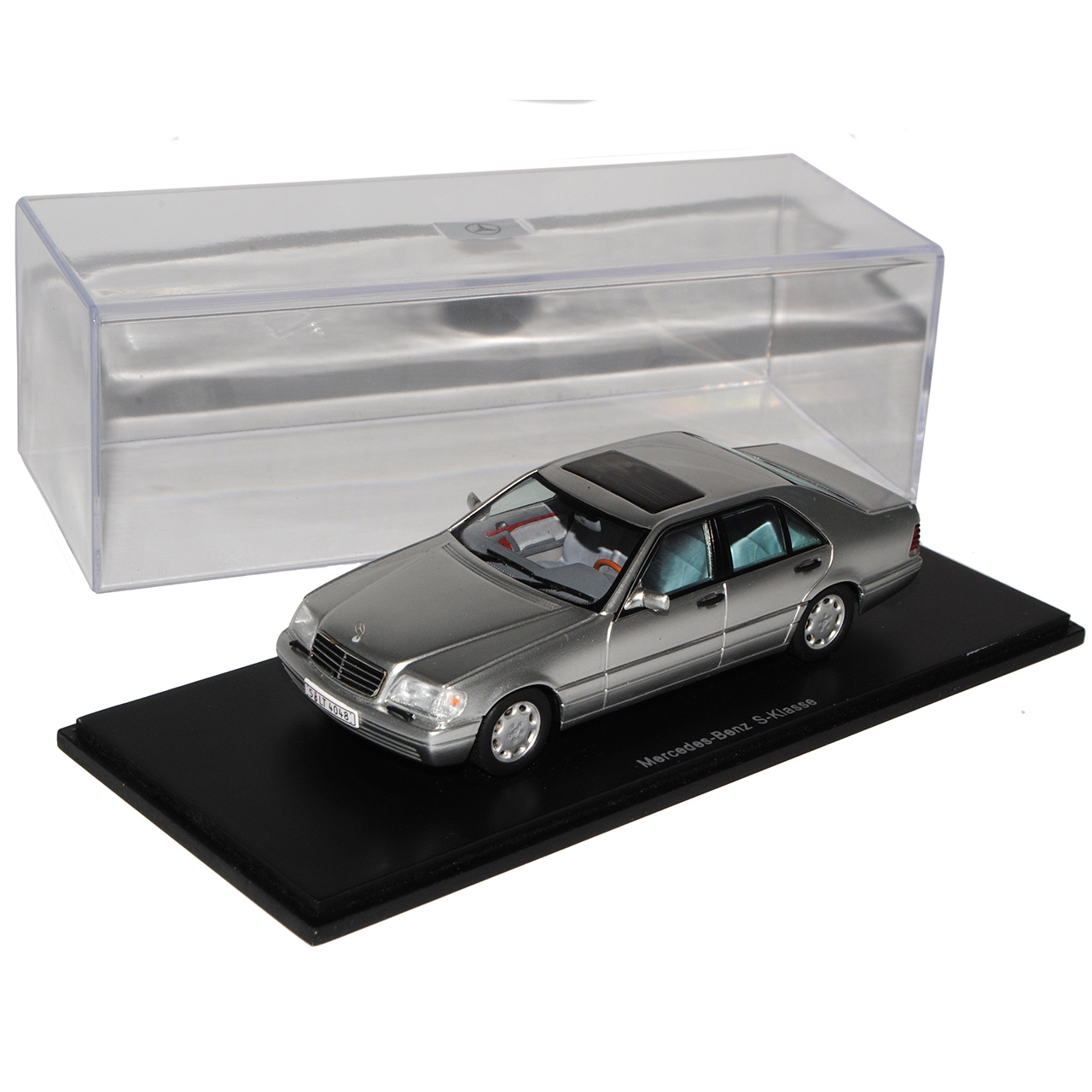 Image of Paint Job Mercedes-benz W140 Silver 1991-1998 Post Facelift 1994 1/43 Spark Model Car