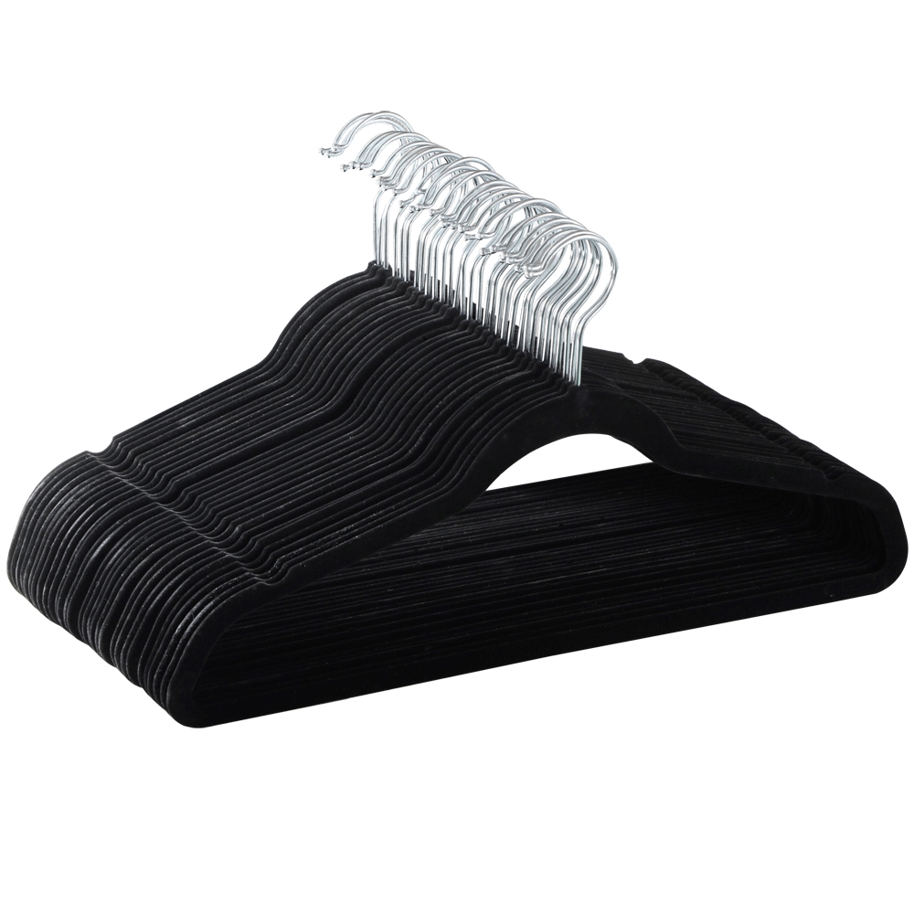 

Yaheetech Pieces Velvet Clothes Hangers Anti-slip Hangers Suit Hangers With Non-slip Surface