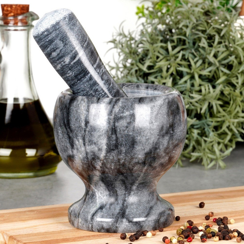 TEMU Granite Spice Mortar