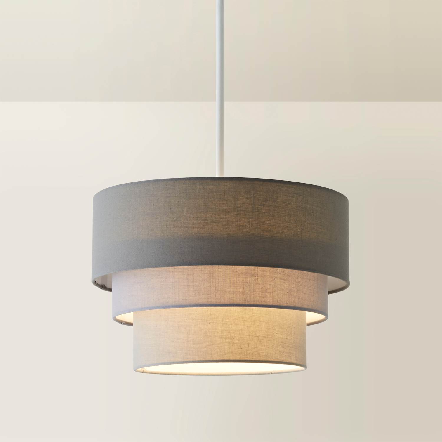 TEMU 3 Tier 30cm Pendant Ceiling Light Lamp Shade