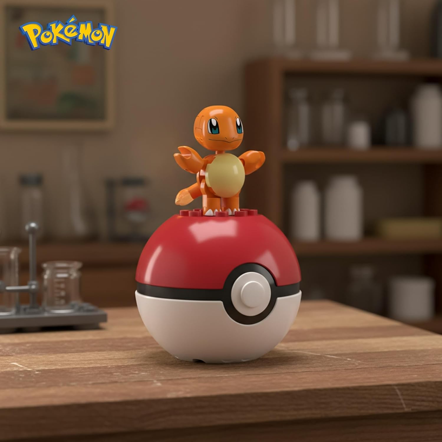 MEGA Pokémon Charmander Building Toy Kit with Action Figure