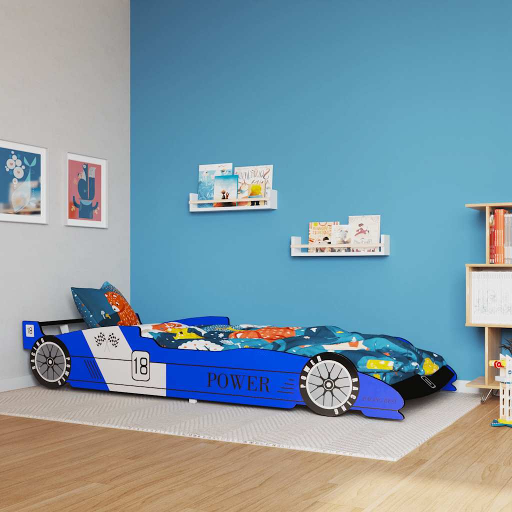 Vidaxl Children' Racing Bed Design 90x200cm Youth Bed Red/blue