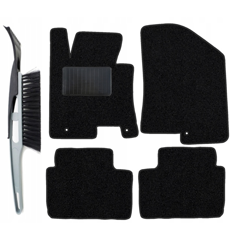 Velour Floor Mats Complete Set For Ii 2012-2018