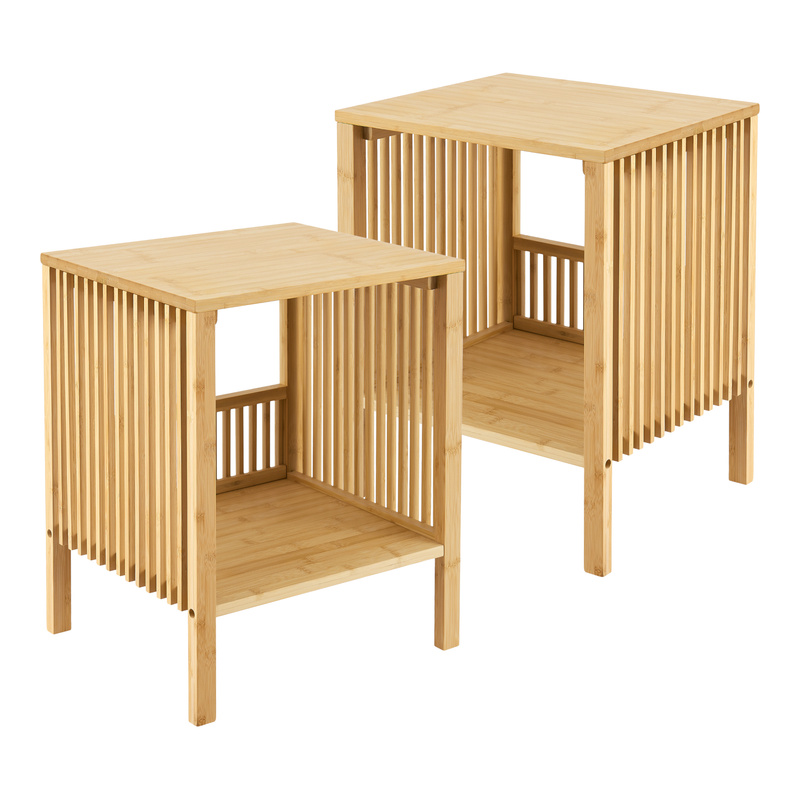 Side Table 50 X 39 X 33 Cm Bamboo