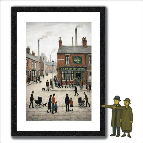 the return inn style a4 size e art print framed or unframed
