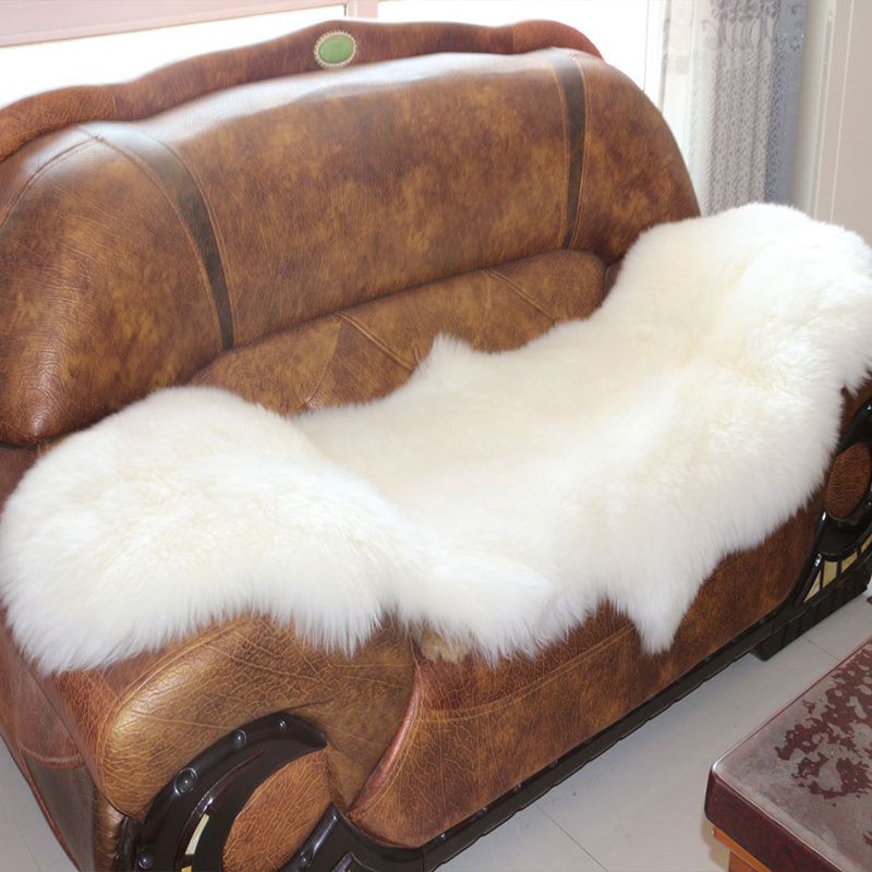 TEMU 1pc Fur Sofa Covers, Washable Sofa Bed Throws Cushion, Non-slip Sofa Cover Small Armchair Couch Decorative Sofa Slipcovers, Soft Plush Sofa Bed