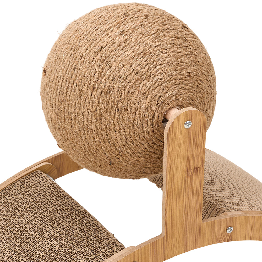 Interactive Cat Scratching Board with Arch Bridge Design